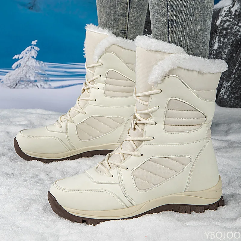 Guipure Lace Panel - Winter high top thick cold resistant