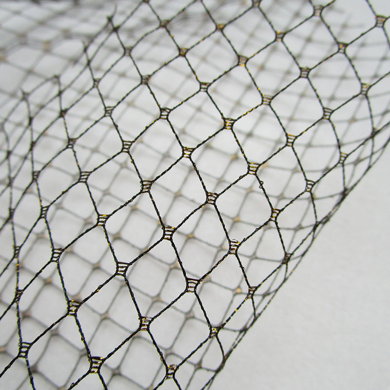 Diamond Lattice Black Net Fabr - Crystal Mesh Fabric ulasan dan harga