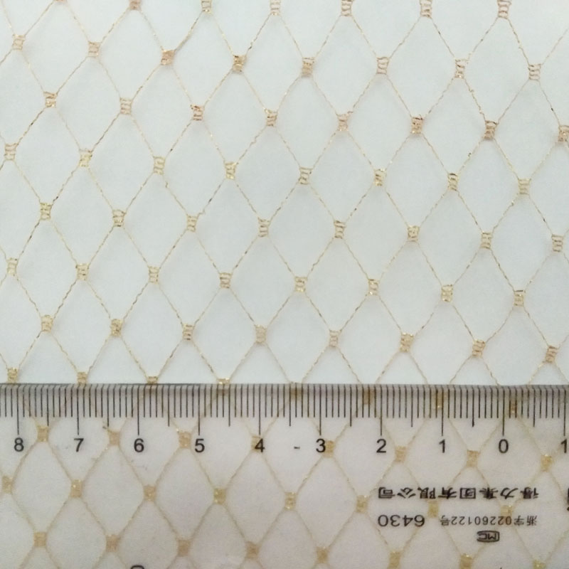 Diamond Lattice Black Net Fabr - Crystal Mesh Fabric ulasan dan harga