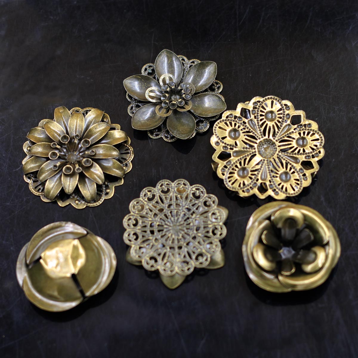 6Pcs Embellishments Combinatio - Craft Embellishment ulasan dan harga